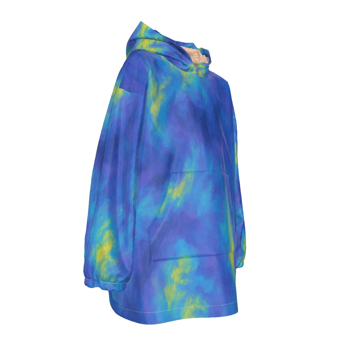 Unisex Kid's Sherpa Fleece Hoodie Blanket