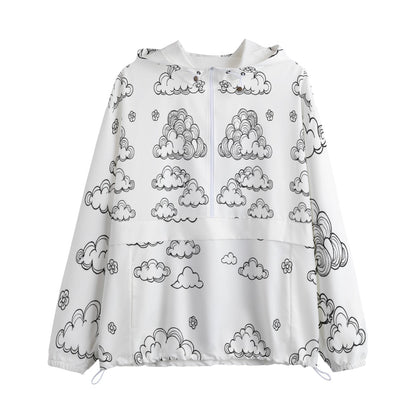 Unisex Pullover Jacket With Zipper Closure