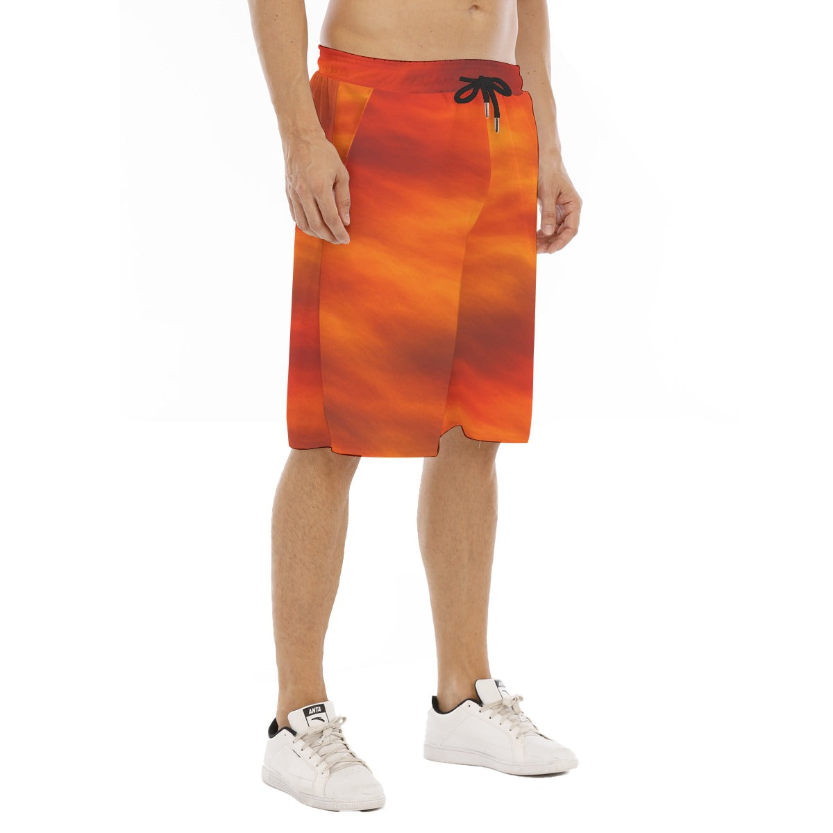 Men's Tether Loose Shorts With Pocket