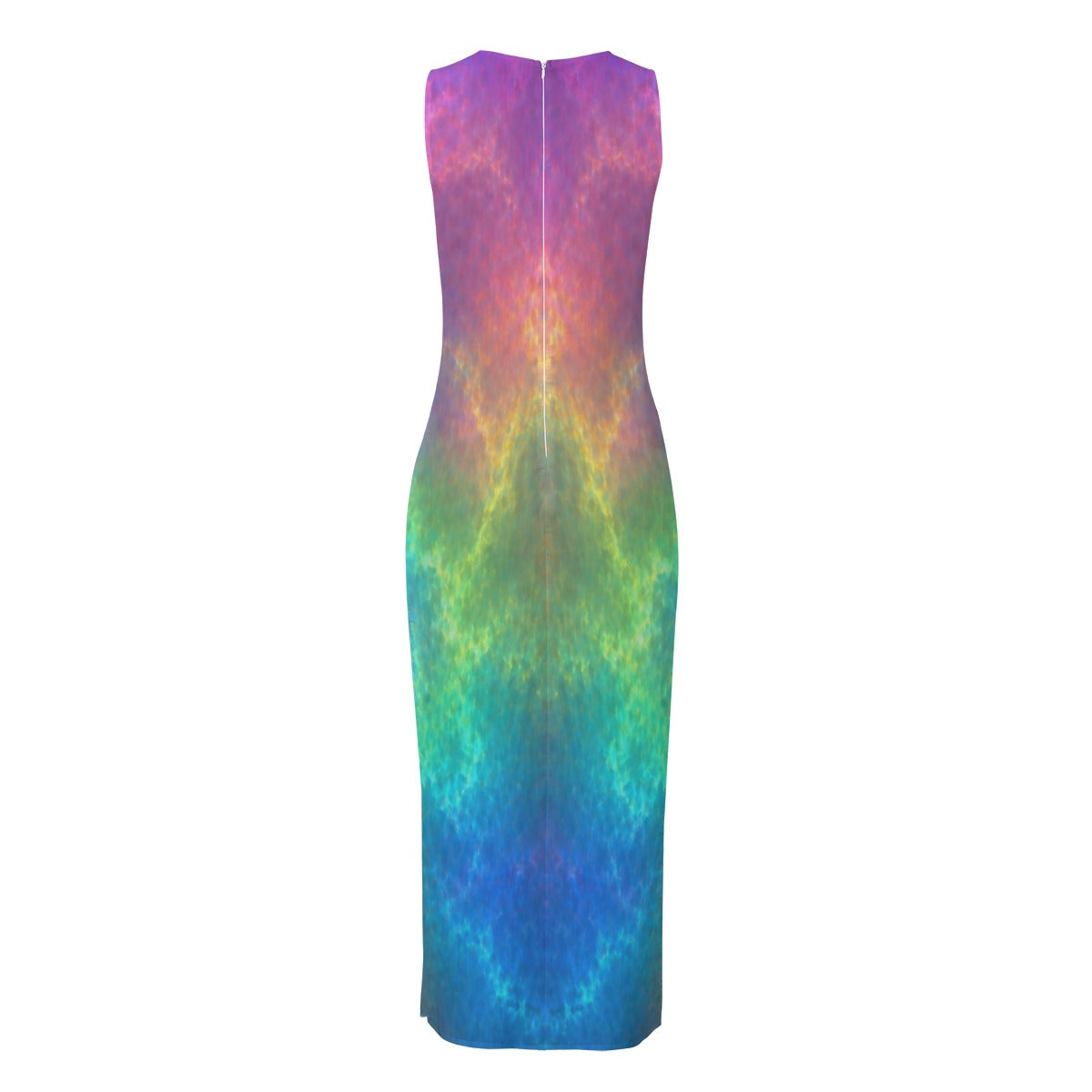 Women's Beach Perspective Chiffon Sleeveless Dress