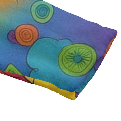 Unisex Flannel Hooded bathrobe