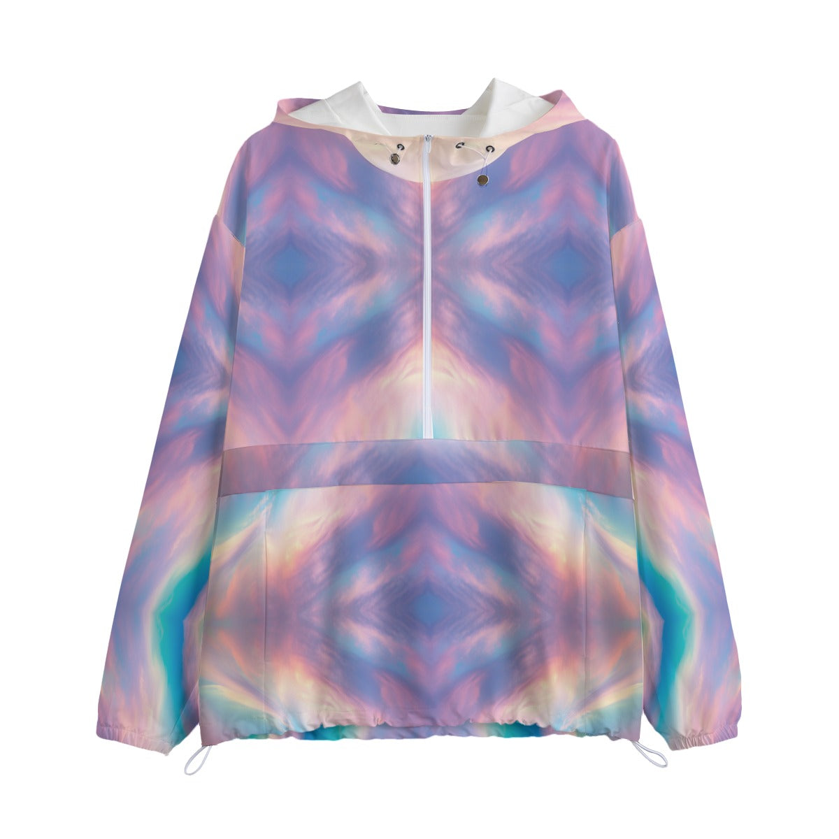 Unisex Pullover Jacket With Zipper Closure
