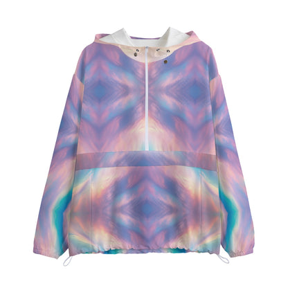 Unisex Pullover Jacket With Zipper Closure