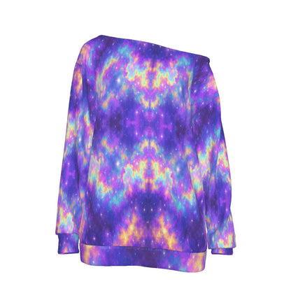 Women's Off-Shoulder Sweatshirt