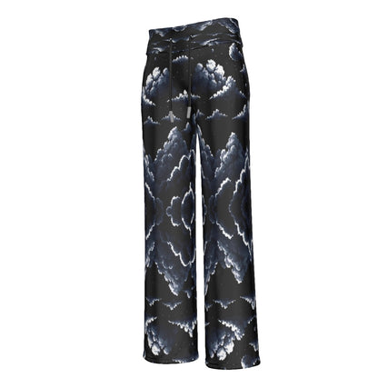 Women's High-waisted Straight-leg Trousers