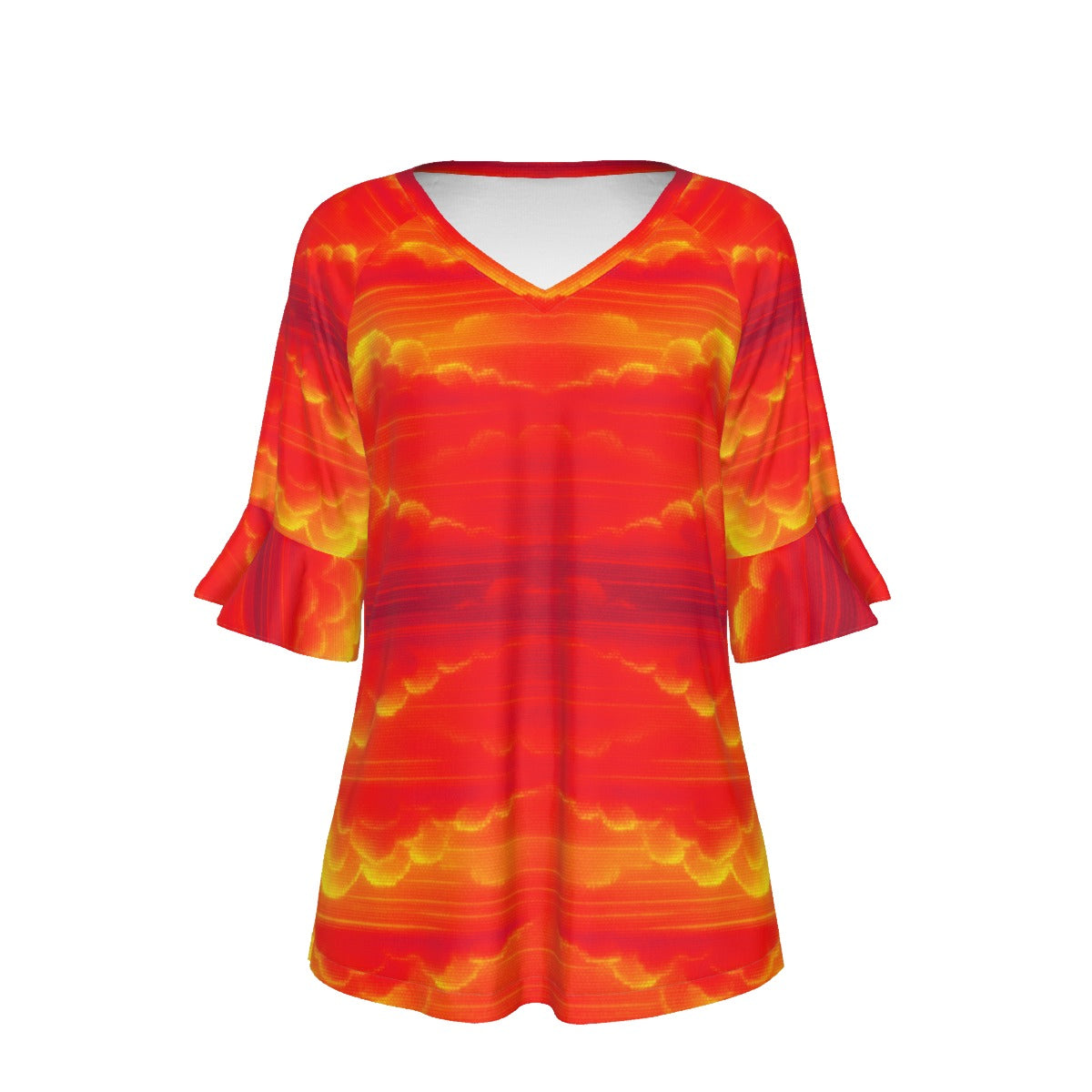 Women's T-shirt With Bell Sleeve