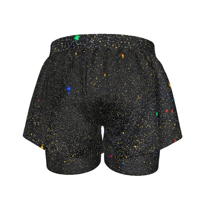 Unisex Sports Lined Shorts