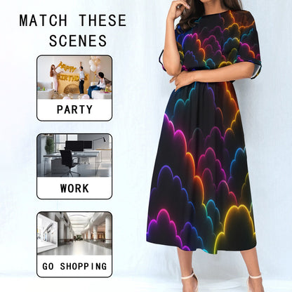 Women's Elastic Waist Dress
