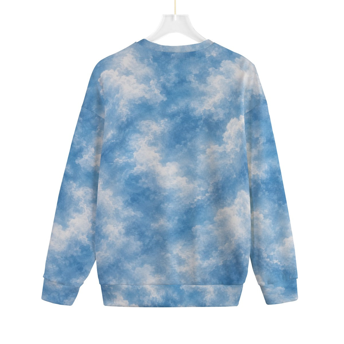 Unisex Drop-shoulder Knitted Fleece Sweater - view 2