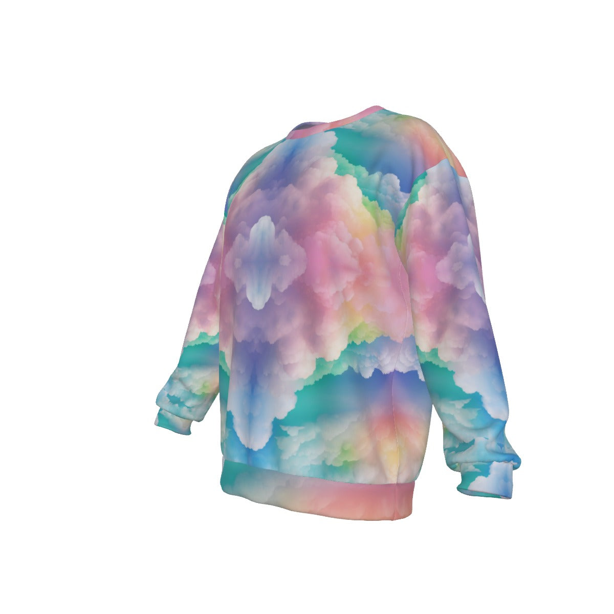 Men's Drop Shoulder Round Neck Long-Sleeved Sweatshirt