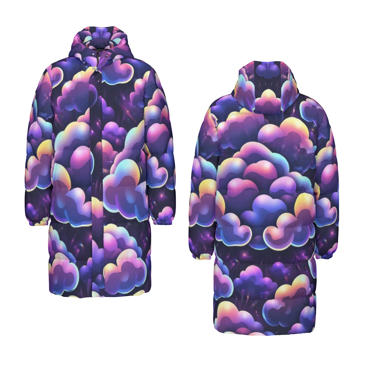Unisex Long Down Jacket