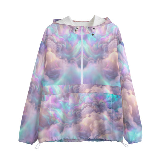Unisex Pullover Jacket With Zipper Closure