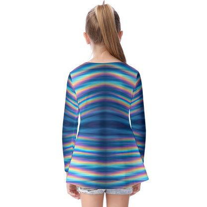 Unisex Kid's Long Sleeve O-neck T-shirt