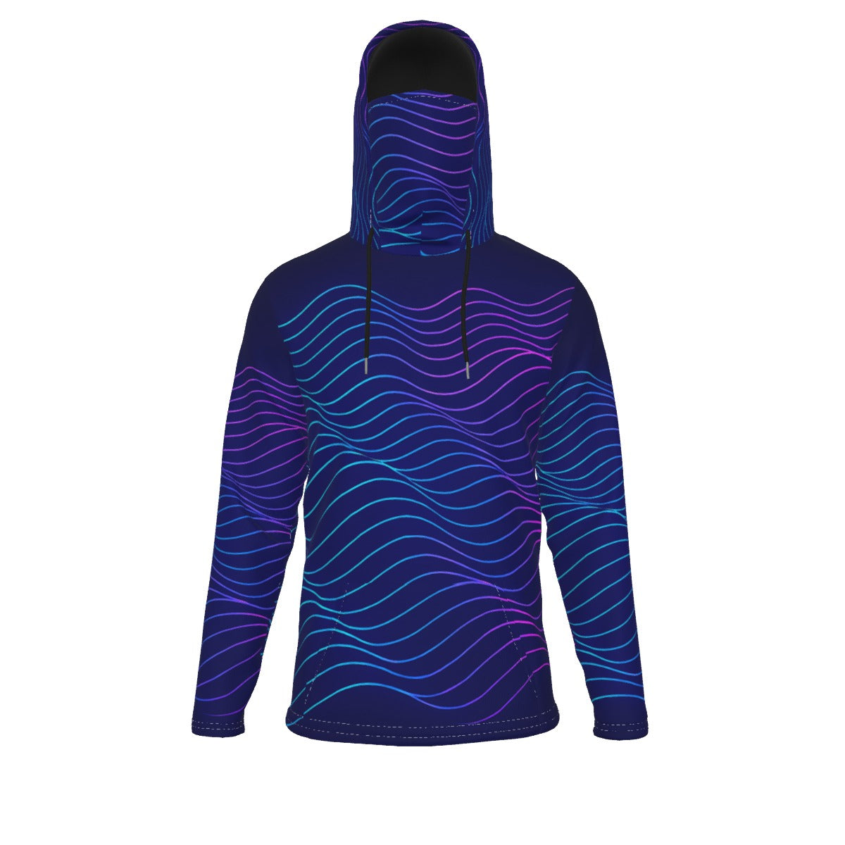 Men's Pullover Hoodie With Mask - view 1