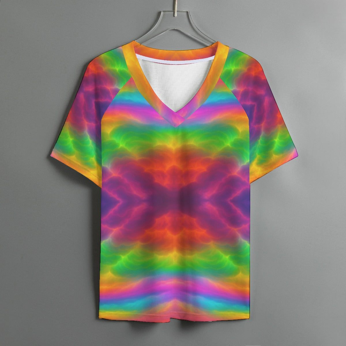 Women's V-neck T-shirt With Short Sleeve