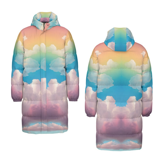 Unisex Long Down Jacket