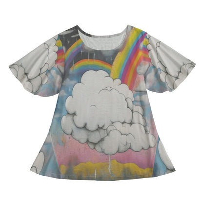 Women's Round Neck T-shirt With Short Sleeve