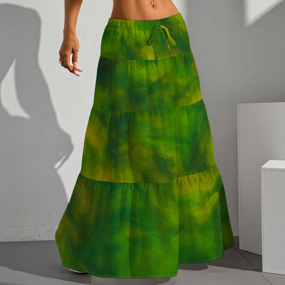 Women's Pleated Long Skirt