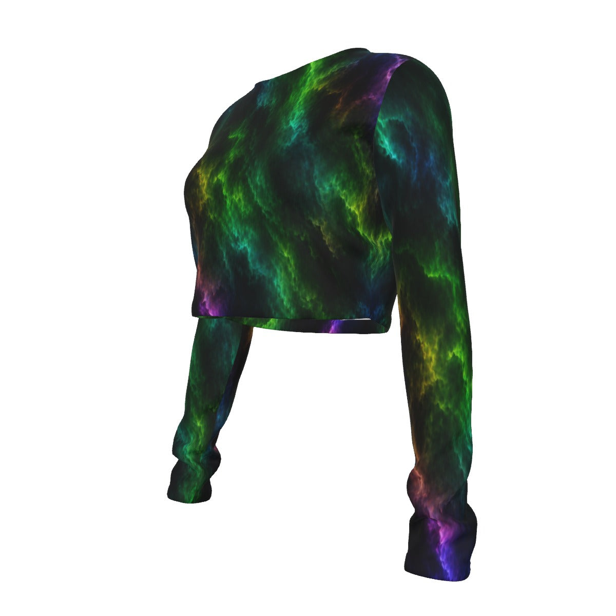 Women's Round Neck Crop Top T-Shirt