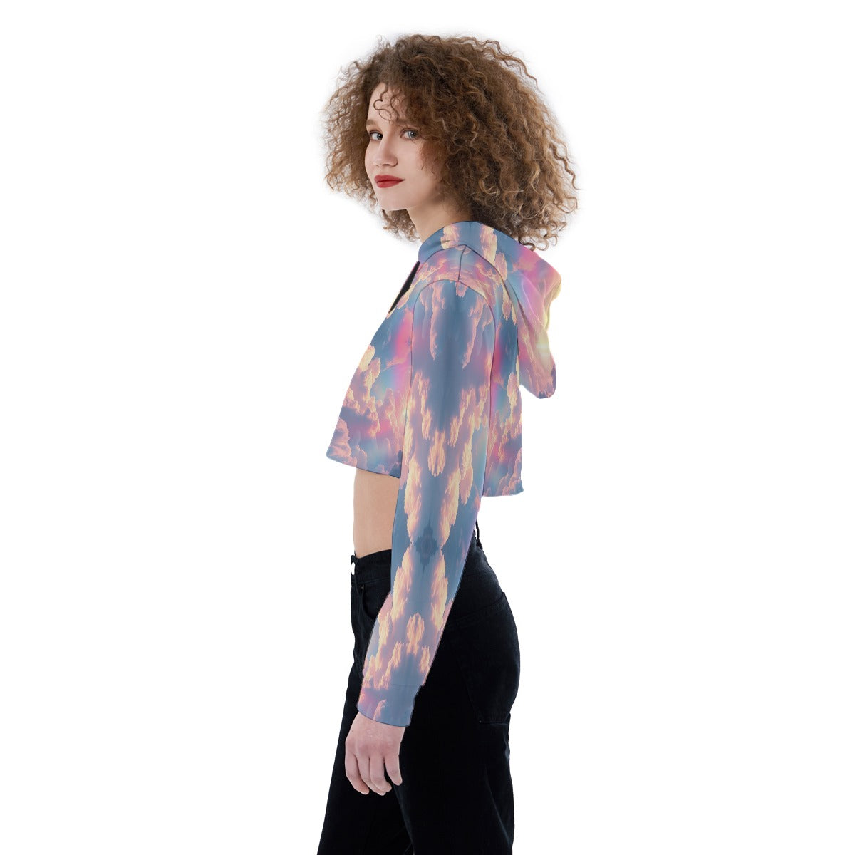Women's Crop Top Hoodie