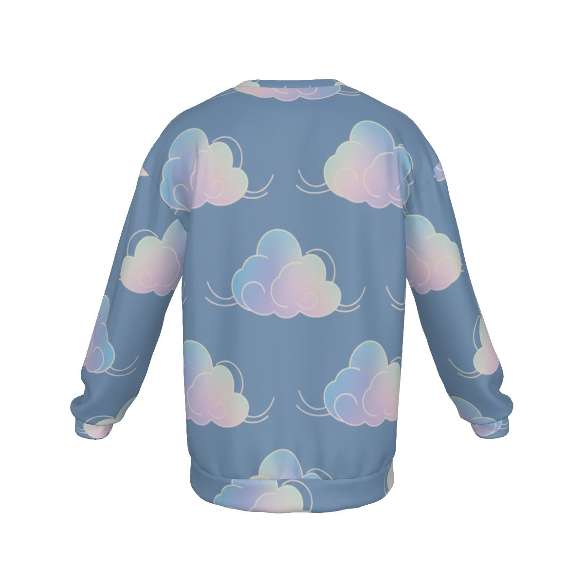 Men's Drop Shoulder Round Neck Long-Sleeved Sweatshirt