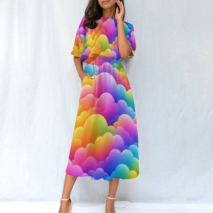 Women's Elastic Waist Dress