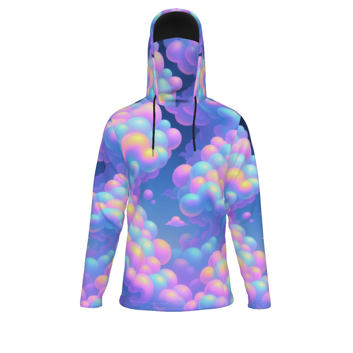 Men's Pullover Hoodie With Mask - view 1