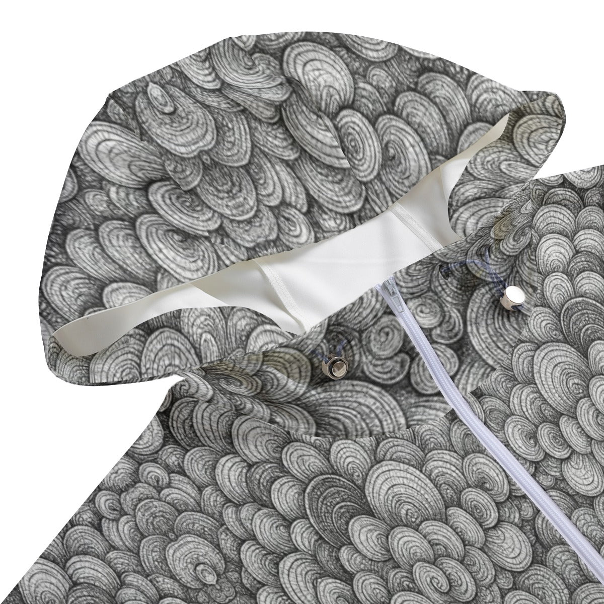 Unisex Pullover Jacket With Zipper Closure