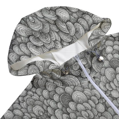 Unisex Pullover Jacket With Zipper Closure