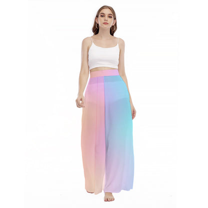 Women's High Waist Wide Leg Trousers