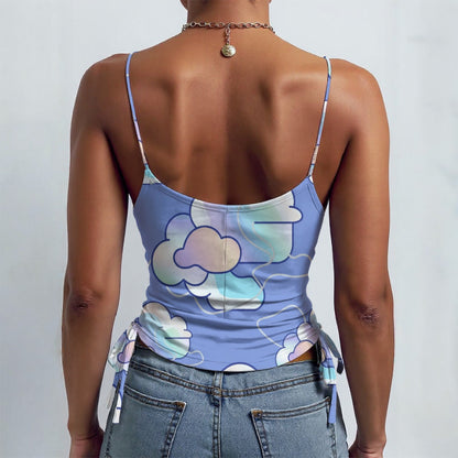 All-over Print Drawstring Camisole