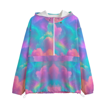 Unisex Pullover Jacket With Zipper Closure