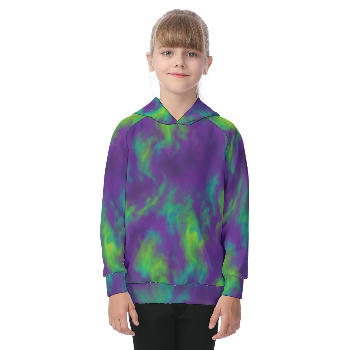 Unisex Kid's Raglan Pullover Hoodie