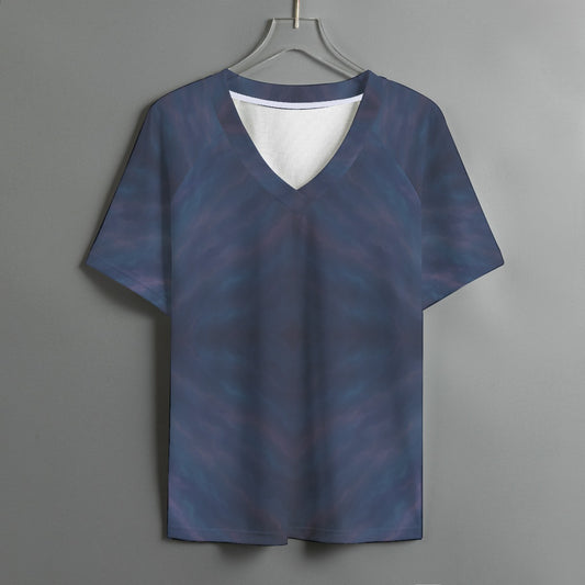 Women's V-neck T-shirt With Short Sleeve