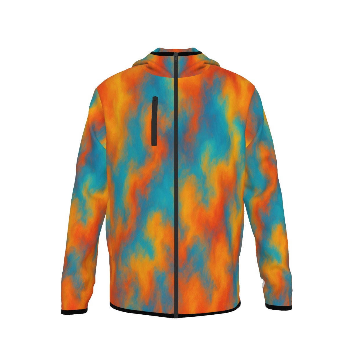 Men's Stylish Hoodie with Thumb Hole Design - view 1
