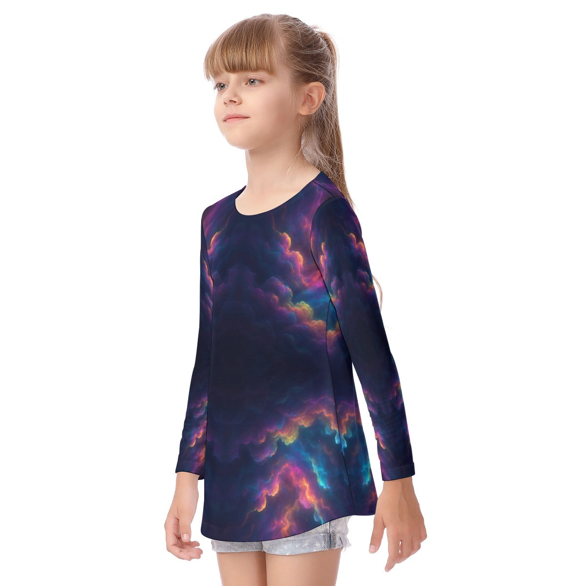 Unisex Kid's Long Sleeve O-neck T-shirt