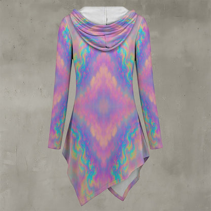 Women's Asymmetric Hem Hoodie