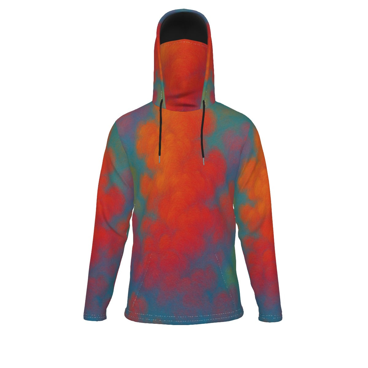 Men's Pullover Hoodie With Mask - view 1