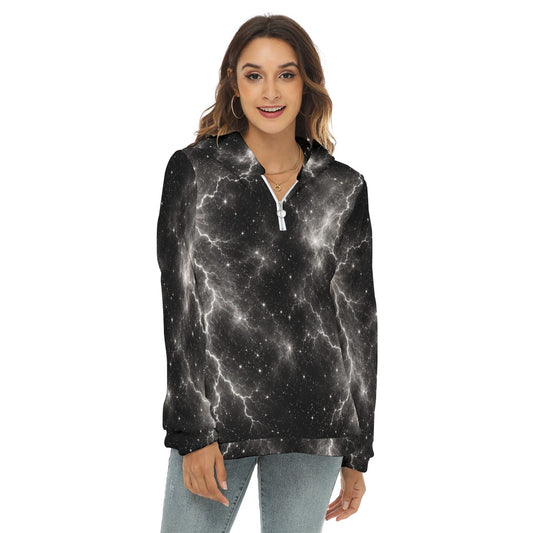 Women’s Borg-Fleece Half-Zip Hoodie - view 1
