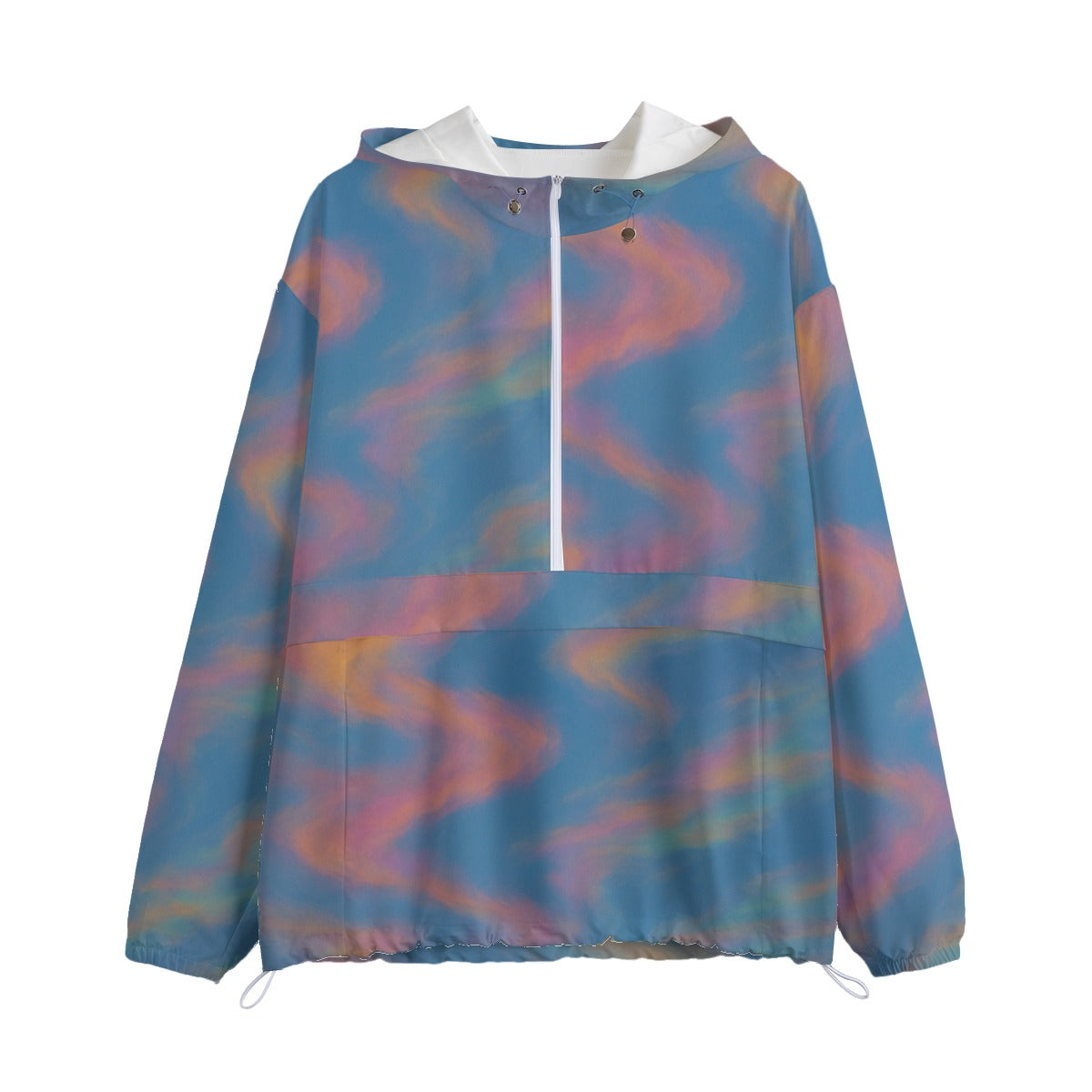 Unisex Pullover Jacket With Zipper Closure