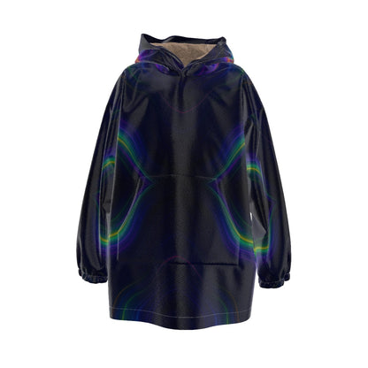 Unisex Kid's Sherpa Fleece Hoodie Blanket