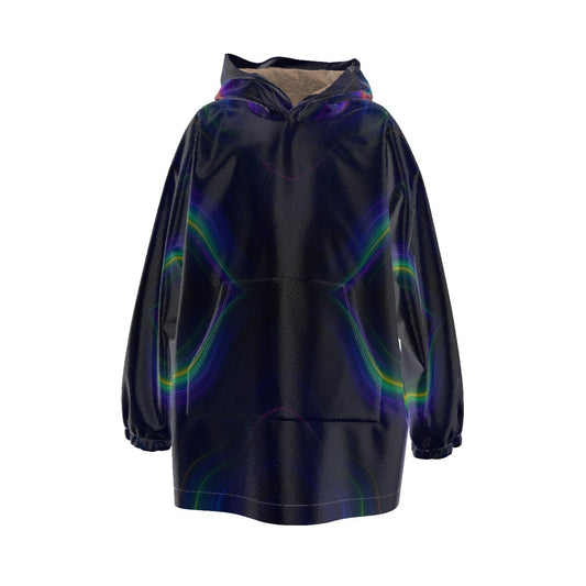 Unisex Kid's Sherpa Fleece Hoodie Blanket