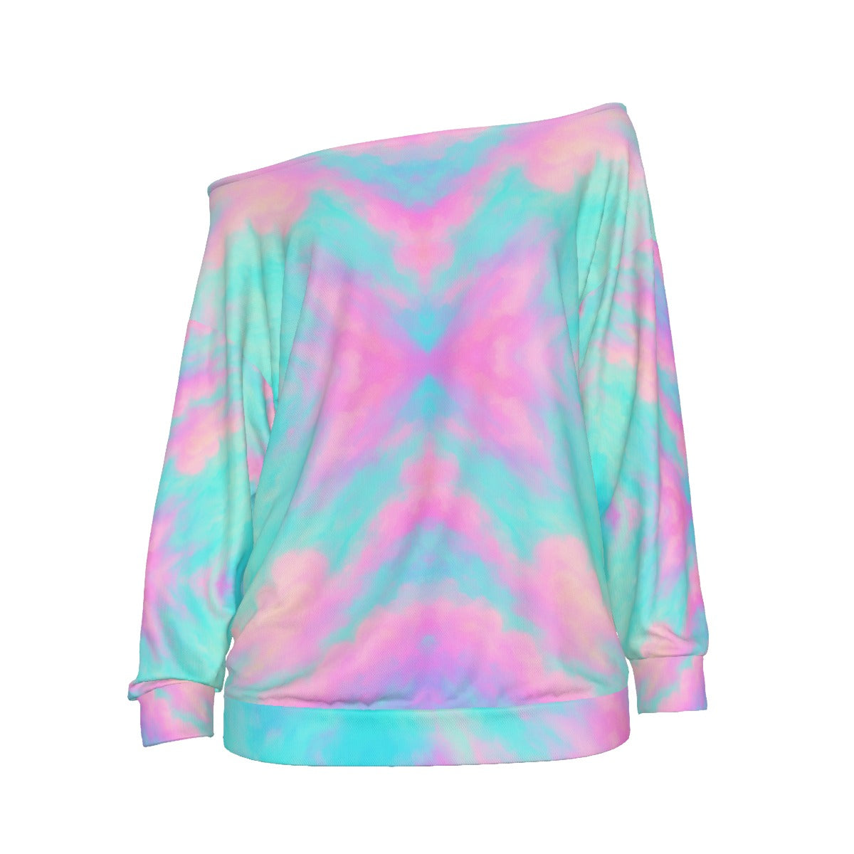 Women's Off-Shoulder Sweatshirt