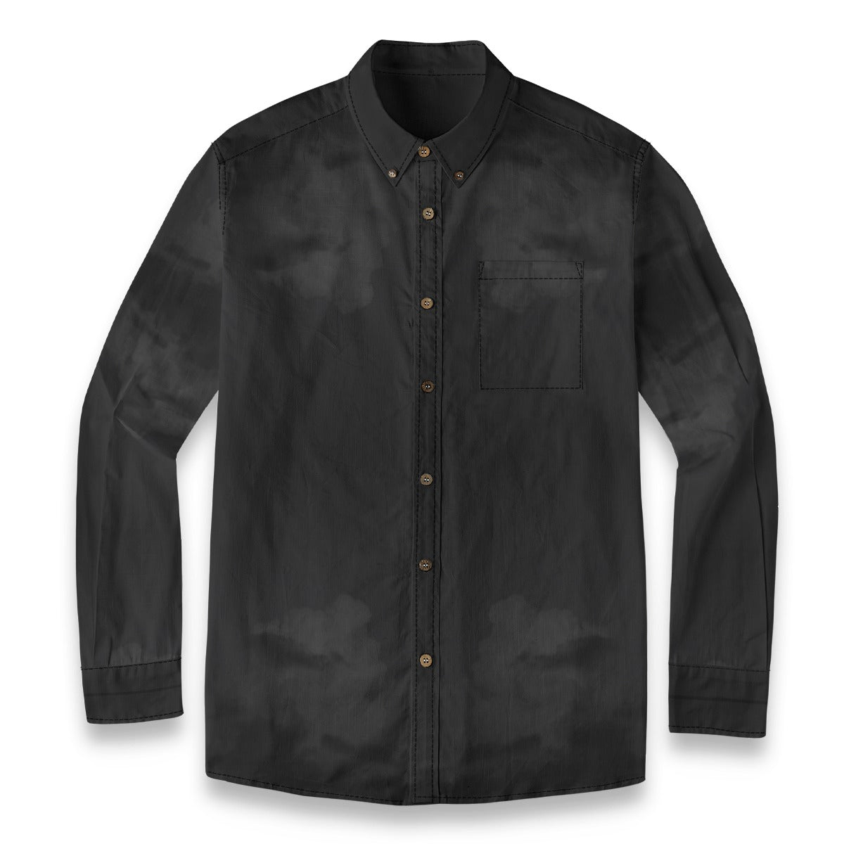Men's Casual Lapel Long Sleeve Shirt|125GSM Cotton