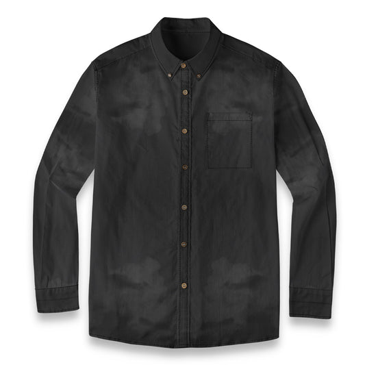 Men's Casual Lapel Long Sleeve Shirt|125GSM Cotton