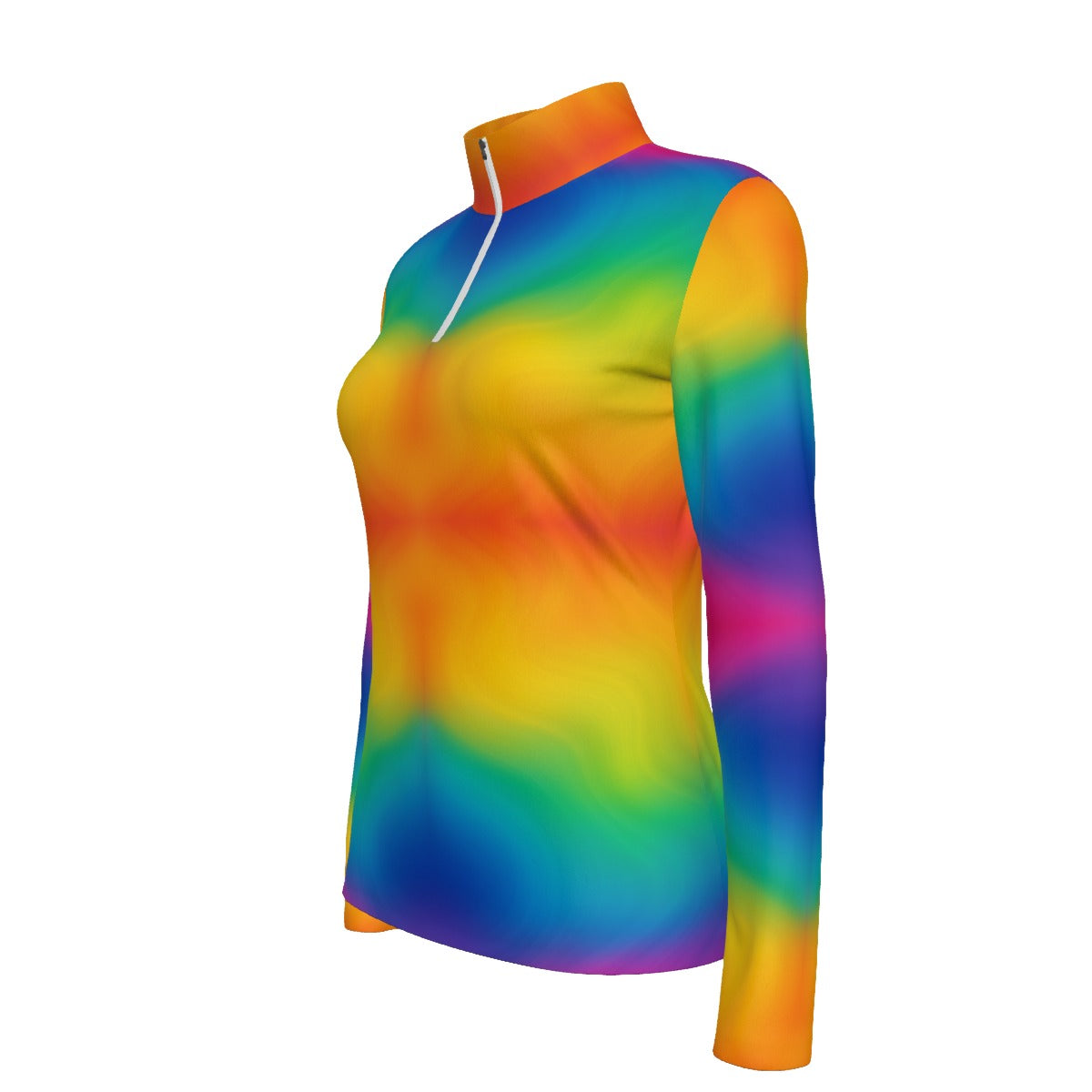 Women's Sports Collar Jersey With Long Sleeve