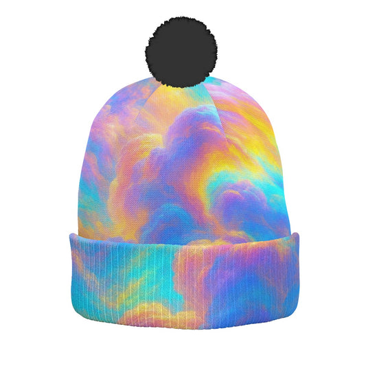 Unisex Knitted Hat With Pom-Pom