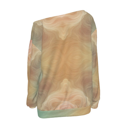 Women's Off-Shoulder Sweatshirt