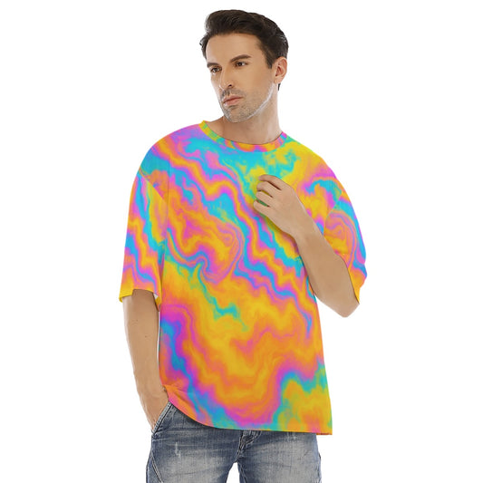 Men's Drop Shoulder T-shirt With Short Sleeve