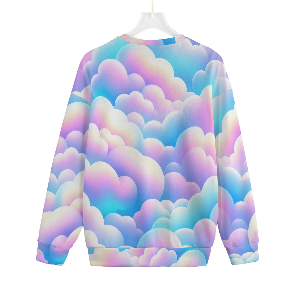 Unisex Drop-shoulder Knitted Fleece Sweater - view 2